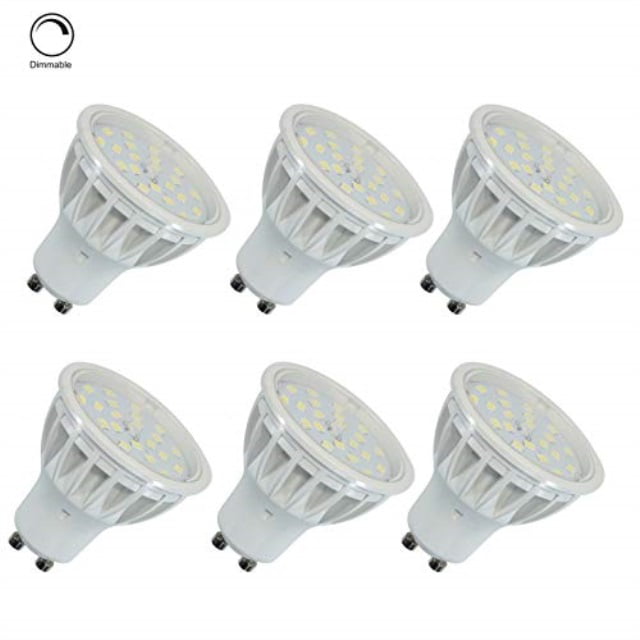Complete with a 5w LED GU10 Light Bulb Modern Polished Chrome Single Ceiling/Wall Spotlight Fitting 6500K Cool White