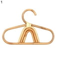 thumbnail image 1 of Kids Hanger Rainbow Moon Sun Design Non-Slip Rattan Scarf Garments Hanging Rack for Closet, 1 of 10