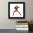 thumbnail image 5 of Gallery Pops Naruto Shippuden - Naruto Uzumaki Fighting Pose Wall Art, Black Framed Version, 12" x 12", 5 of 5