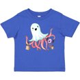 thumbnail image 3 of Inktastic Cute Ghost Octopus Trick or Treating with Bat Boys or Girls Baby T-Shirt, 3 of 5