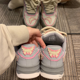 thumbnail image 4 of 2024 nuevos zapatos de tabla estilo americano zapatillas casuales para mujer diseño de lujo plataforma de bloqueo de color zapatos planos zapatillas de moda Y2k, 4 of 5