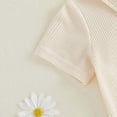 thumbnail image 5 of Splozh Toddler Boy Shirts 6 12 18 24 Months 2T 3T 4T Basic Crewneck Solid Color Shirts Summer Casual Outfits Toddler Boy Short Sleeve Shirt,Beige,18-24 Months, 5 of 6