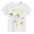 thumbnail image 4 of Ccpelsie Little Boys T-Shirt Summer Casual Athletic Vacation Beach Outfits for Boys Homewear(White,11-12 Years), 4 of 4