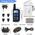 thumbnail image 6 of Dog Training Collar with Remote Control (2600 Ft / 800 Meters Remote Control Distance), Vibration, Electric Shock Waterproof Rechargeable (warning Sound) 0-99 Level Training Dog Mode Adjustment, 6 of 7