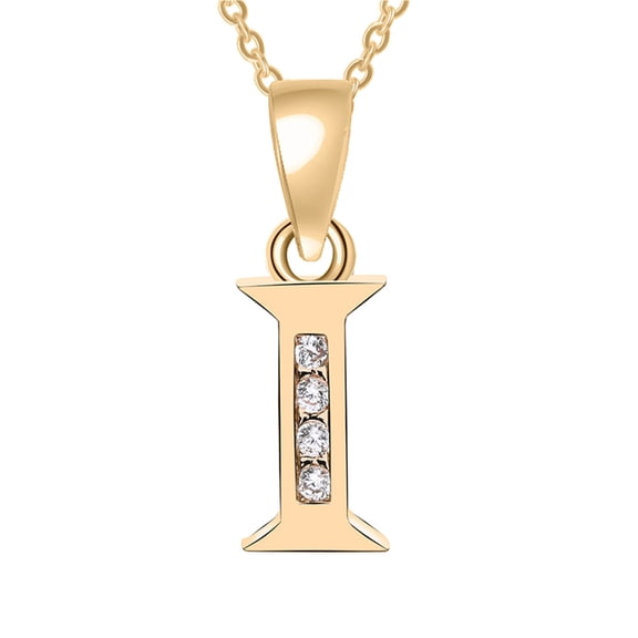 EDHITNR Personalized Name Necklace, Custom Letter Pendant Jewelry for Women, Fashion Initial Necklace Gift, 26 English Alphabet Copper Chain Necklace for Birthday Holiday Travel