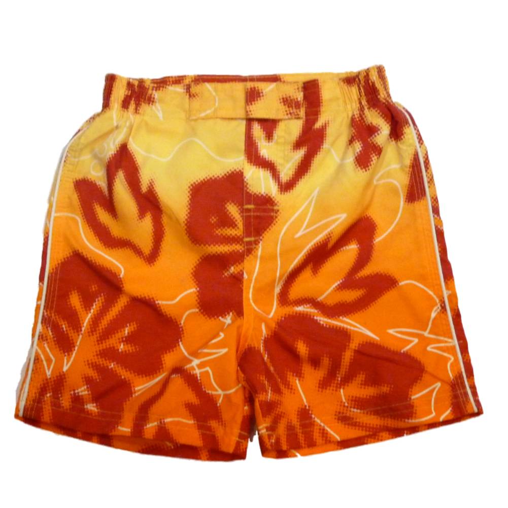 boys orange swim trunks