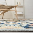 thumbnail image 4 of SAFAVIEH Metro Isolde Floral Area Rug, Blue/Orange, 4' x 6', 4 of 8