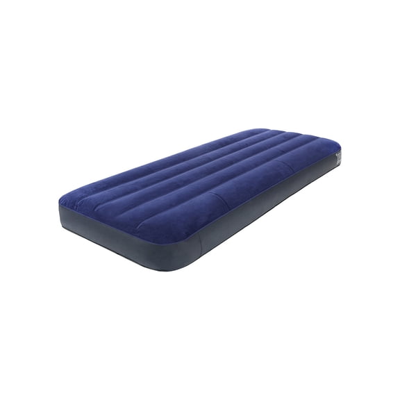 Colchón Inflable Individual con Bomba de Pie Integrada CAZ Azul