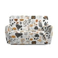 thumbnail image 4 of Xoenoiee Abstract Boho Geometric Art Print Stretch Reclining Loveseat Slipcover, 2 Seater Loveseat Recliner Cover with Storage Pockets, Recliner Couch Sofa Cover Furniture Protector, 4 of 6
