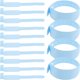 thumbnail image 4 of 100 Uds pulseras desechables de Pvc pulseras de identificación de Hospital para recién nacidos bandas de identificación médica impermeables pulseras para eventos grabables, 4 of 7