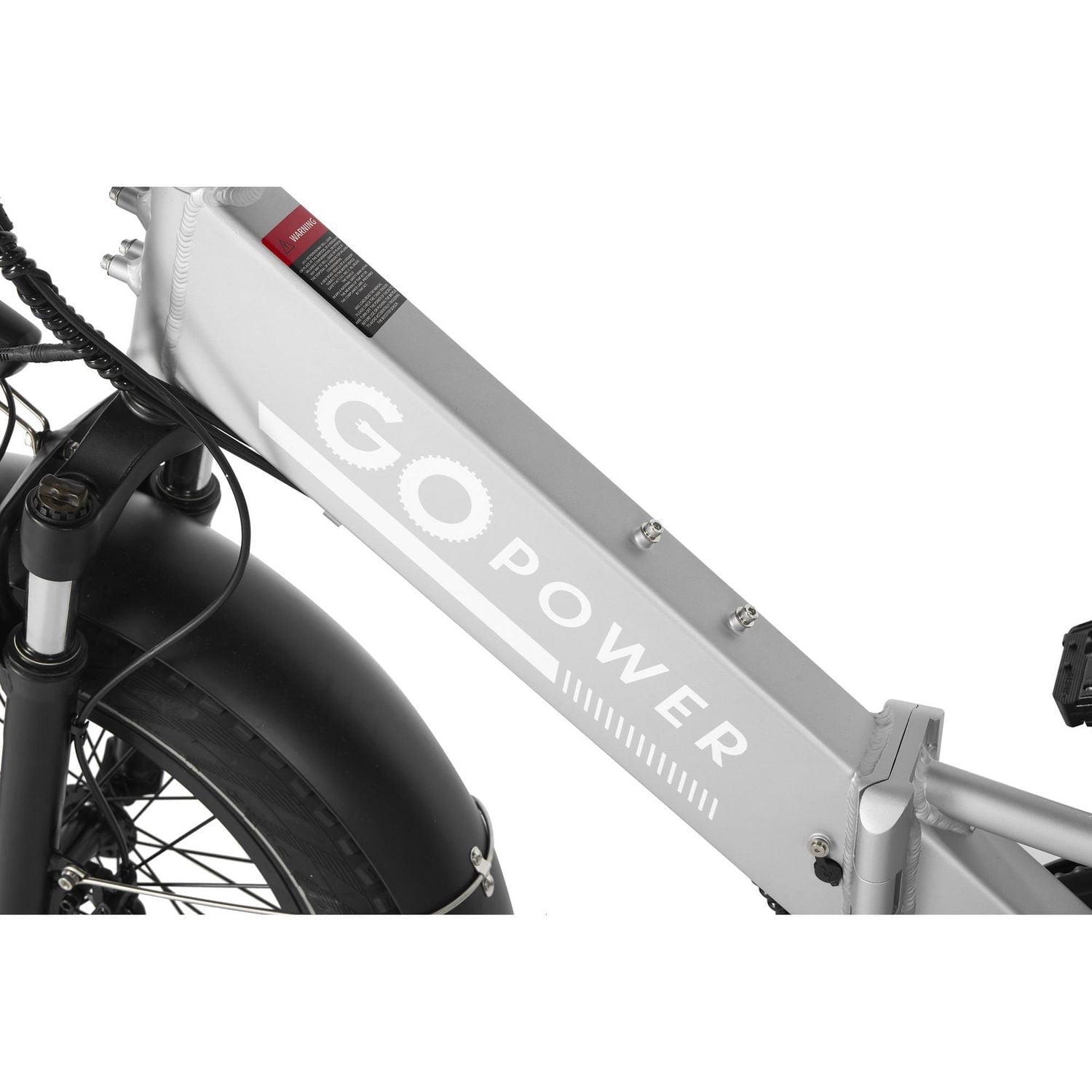 GoPowerBike GoCruiser V2 Electric Bike | Adult Folding Bike, 50 cm Fat Tires | 80+ km Range with 5 Pedal-Assist Levels | 32 km/h Top Speed | 750W Motor - Removable Battery | Class 1 and 2 eBike