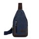 thumbnail image 1 of Bolso de lona para acampar al aire libre, cómodo bolso de pecho con correa cruzada de gran capacidad, resistente al desgaste y con costuras de color sólido para automóvil, 1 of 5