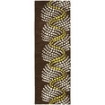 thumbnail image 5 of SAFAVIEH Soho Hudson Geometric Dotted Wool Area Rug, Brown/Beige, 8' x 8' Square, 5 of 9