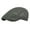 Dark gray, variant on Korean Style Hat for Women Summer Mesh Breathable Beret British Retro Hollow Peaked Cap Men Plain Forward Cap