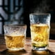thumbnail image 1 of Vaso Vaso de vidrio transparente de 1 pieza con diseño de glaciar, tamaño L, alto, para jugos, cerveza o agua. Rkxzt, 1 of 9