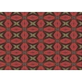 thumbnail image 1 of Ahgly Company Indoor Rectangle Patterned Cranberry Red Area Rugs, 6' x 9', 1 of 6