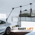 thumbnail image 4 of Ceiling Hoist for Cargo Box, Heavy Duty Garage Storage Lift Pulley System Holds Up to 150 lbs Capacity, Fits 10-14 Foot Tall Garage Ceilings, 4 of 6