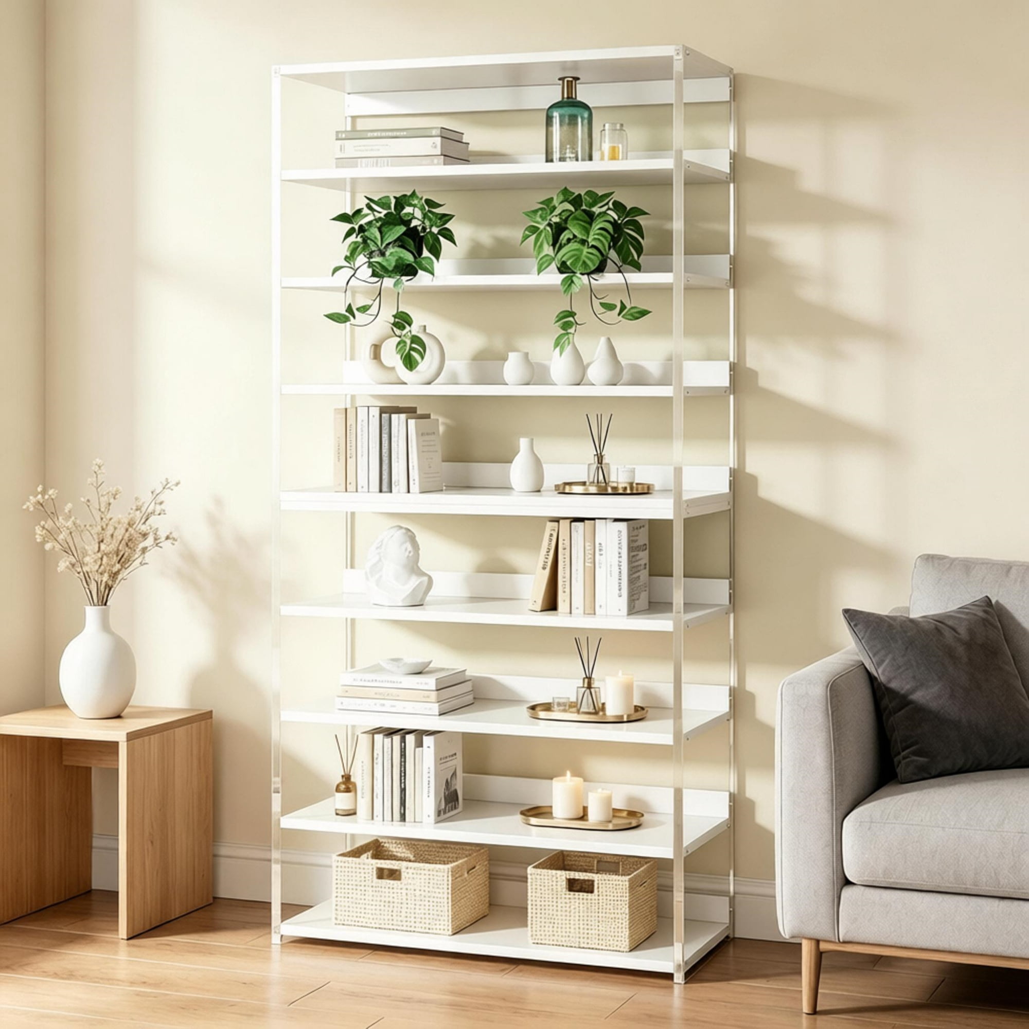 Bookshelf Storage Rack