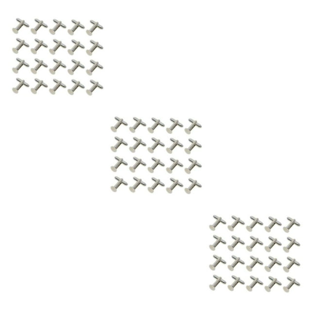 VONKY 20pièces Vierges Ronde Bouton de Manchette Réglage Style avec Texture Haut de Gamme et Lisse Ligne Métal Lustre Type1 3Set