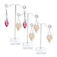 thumbnail image 1 of 3PCS Jewelry Hanger Creative Acrylic Base Metal Jewelry Stand Earring Display, 1 of 8