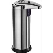 250ml Stainless Auto Handsfree Sensor Stainless Steel Automatic Touchless Soap Dispenser, Waterproof Auto Hand Sanitizer Dispenser for Bathroom Kitchen Hotel Countertop