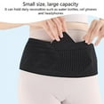 thumbnail image 3 of SIEYIO Concealed Waist Bag, Adjustable Running Waist Belt Knit Waist Bag Storage Belt, 3 of 20