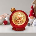 thumbnail image 6 of Sharprepublic Christmas Snow Globe Crafts Glitter Snow Globe Lights for Window Indoor Xmas red, 6 of 8