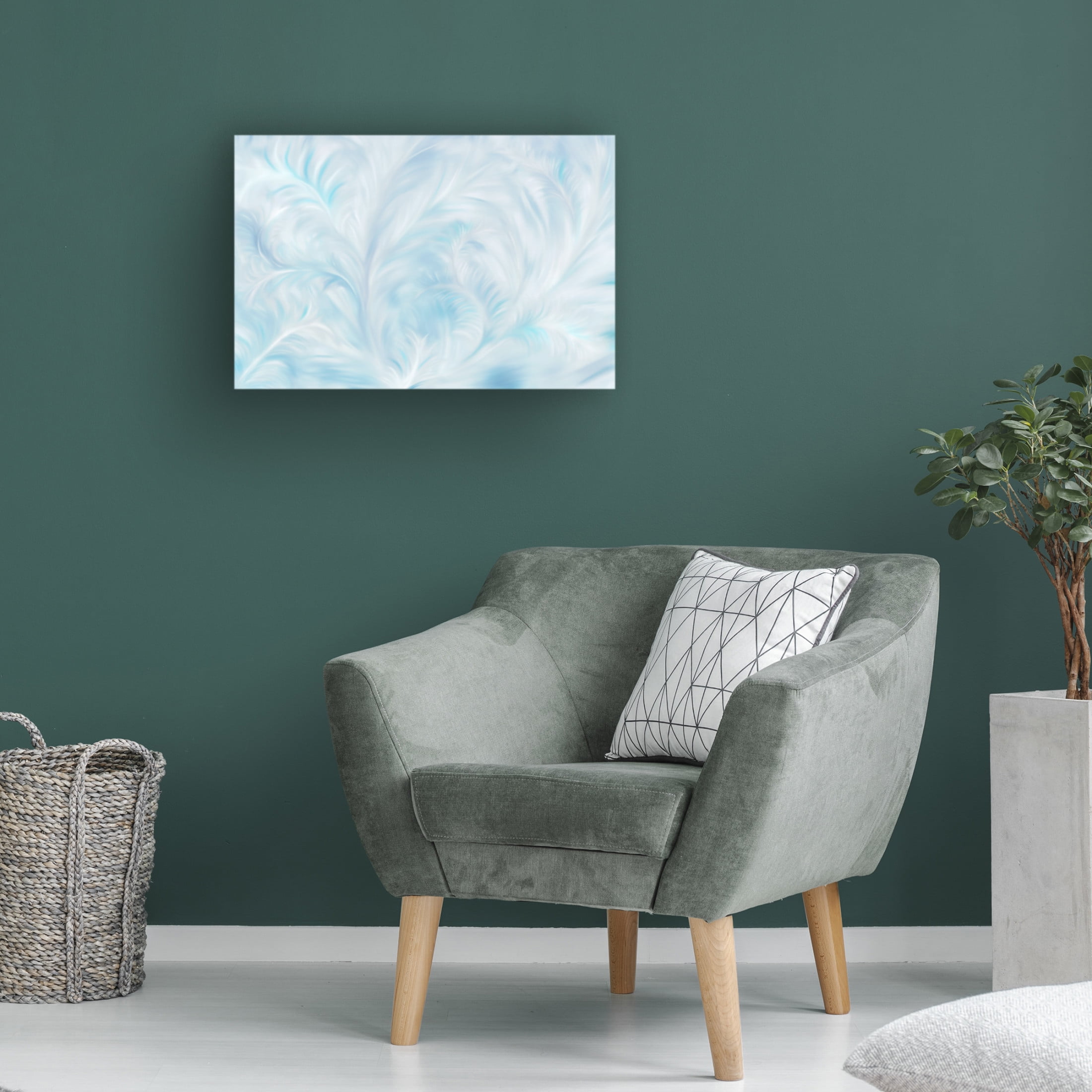 Canvas Wall Art - Aleksandrova Karina 'Winter Art' Wall Art for Living Room, Bedroom, or Office Décor by Trademark Fine Art - 19 x 12 Inches
