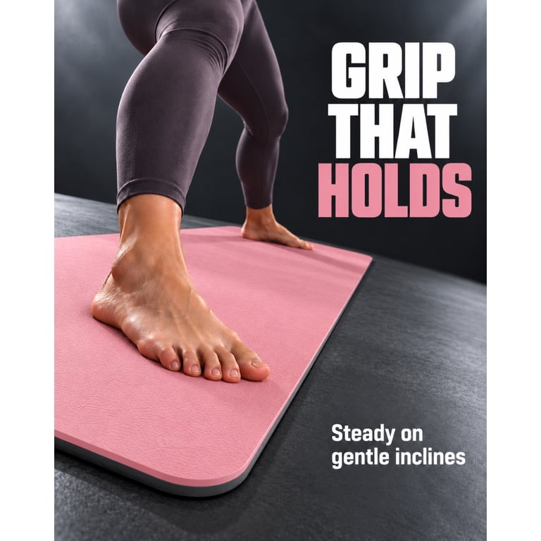 Yoga Mat with Strap, Non-Slip, Tear-Resistant, Pink photo 3