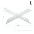 thumbnail image 1 of Book Reading Rack Acrylic Desktop Book Album Magazine Display Rack X Type, 1 of 9