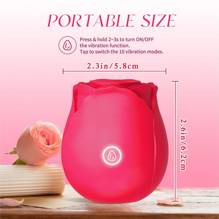 Rose Toy for Woman,Vibrator and Adult Toys with 10 Sucking Vibrating Stimulator for Women Couples Red - Walmart.com Rose Toy for Woman,Vibrator and Adult Toys with 10 Sucking Vibrating Stimulator for Women Couples Red - Walmart.com