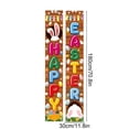 thumbnail image 3 of Easter Bunny And Egg Themed Couplets Porch Signs Hanging Banners And Outdoor Courtyard Decorations And Flags, 3 of 6