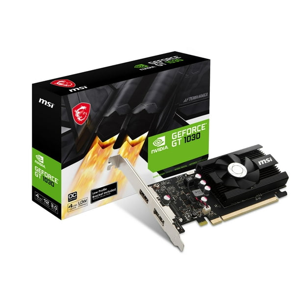 Tarjeta gráfica MSI Gaming GeForce GT 1030 4GB GDDR4 64-bit
