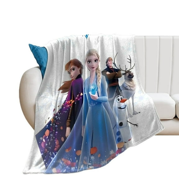 Frozen Throw Blanket for Kids Frozen Merch for Girls Boys 40"*50" 100*130cm Blankets