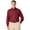 Burgundy, variant on BlueGeneration Mens Long Sleeve Easy Care Poplin - French Blue Medium Solid