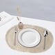 thumbnail image 5 of Juego de 4 manteles individuales de algodón | Manteles individuales de tela | Manteles individuales al aire libre para mesa de patio, 5 of 5