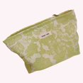 thumbnail image 5 of Bolsa de lavado de jacquard verde de cosméticos multifunción informal para el trabajo (estilo 5) JShteea Para Estrenar, 5 of 5