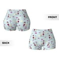 thumbnail image 5 of Naloa Poodle Dog Biker Shorts for Women Seamless Scrunch Short Women’s Yoga Shorts for Gym Running Sport Shorts - Small, 5 of 9