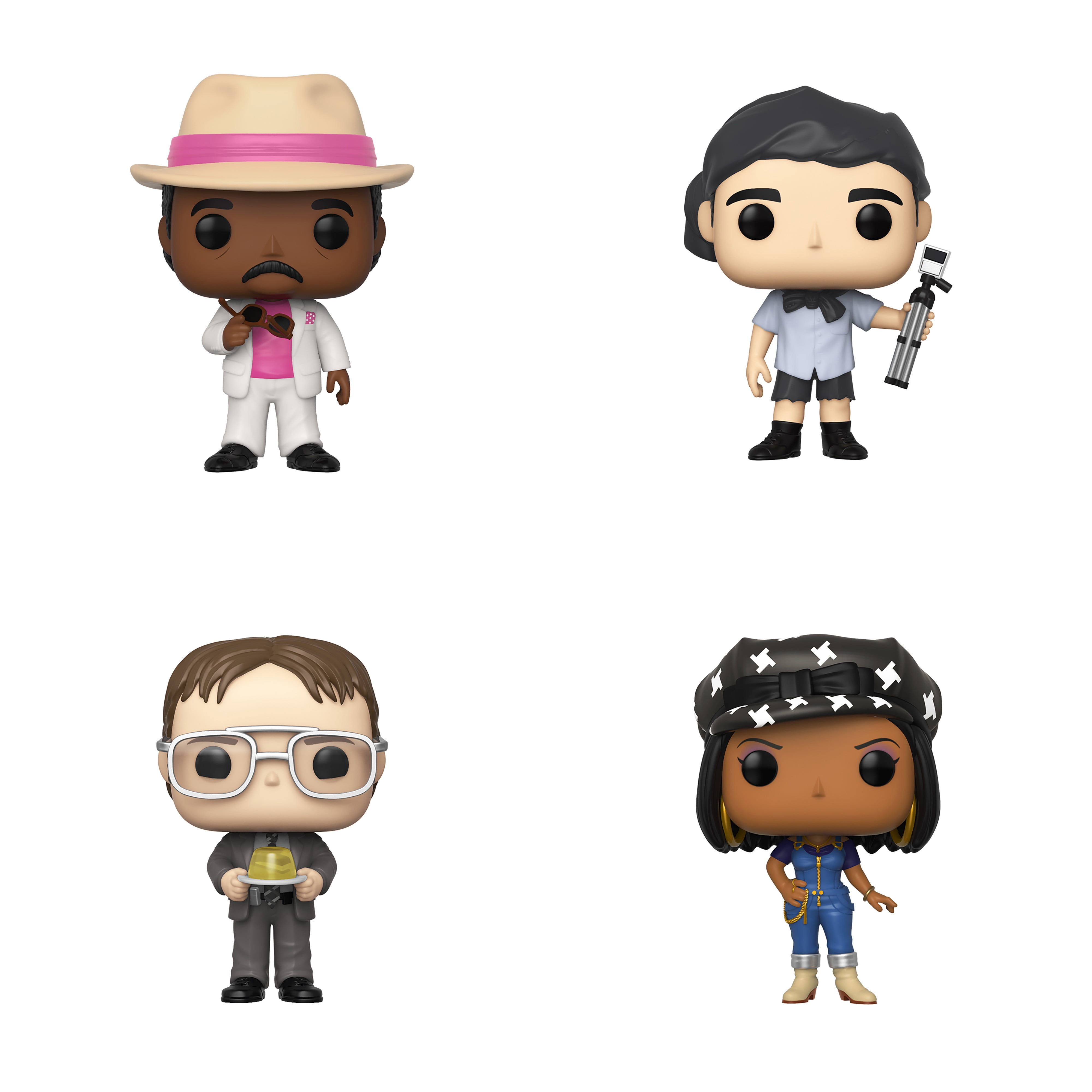 Funko POP! The Office Series 2 Collectors Set - Florida Stanley, Michael as Survivor, Dwight