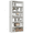 White, variant on EDX 5 Tier Bookcase Storage, 53 Inch Large Tall Floor Standing Open Bookshelf for Home Office, Living Room, and Bedroom, Black