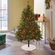 thumbnail image 5 of Knitted Christmas Tree Skirt, Christmas Tree Decorations, Soft Knitted Fabric, Festive Holiday Ambiance, Easy to Hang, Foldable Design, 100% Cotton, for Living Room Christmas Decor, 5 of 6