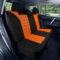 thumbnail image 4 of FH Group Car Seat Covers Full Set Orange 3D Air Mesh - Universal Fit, Automotive Seat Covers, Airbag Compatible, Split Bench Rear Seat, Washable Car Seat Cover for SUV, Sedan, 4 of 8