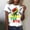 #617-Multicolor, variant on Haivin Women's Casual Beach Print T-Shirt, Short Sleeve Round Neck Top for Vacation and Leisure, Lightweight and Breathable Summer Shirt for Outdoor Activities and Daily Wear