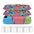 thumbnail image 2 of The Powerpuff Girls 3 Pieces Bedding Set 3D Printed Lightweight Bed Quilt Set Comforter Cover Set for Girls Kids Teens, 1 Quilt Cover 2 Pillowcases 90"x90", 2 of 8