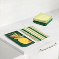thumbnail image 5 of RITZ 100% Cotton Summer Kitchen Towels, Set of 4, Pineapple Stripe Dish Towels Set, 5 of 6