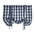 thumbnail image 2 of Ctnporpo Curtains Blue and White Check Up Curtains Farmhouse Thermal Insulated Window Adjustable Balloon Curtain for Small Window Blackout Curtain Sheer Curtain, 2 of 9