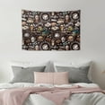 thumbnail image 5 of SEANATIVE Easy to Hang Tapestry for Bedroom Small Wall Hanging Tapestry Coffee Time Tapestry Wall Hanging Aesthetic Tapestry for Bedroom Decorative Wall Tapestry for Home Decor, 5 of 6