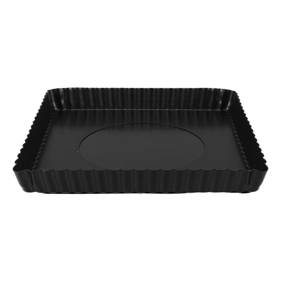 WEUVEB Carbon Steel Non-Stick Pan with Removable Bottom, Black, Even Heat Distribution for Baking and Cooking