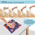 thumbnail image 3 of Yayeee 6 Pack Kitchen Dish Cloths Set for Washing Soft Drying Absorbent Microfiber Towels, Beautiful Floral Pattern, 3 of 9