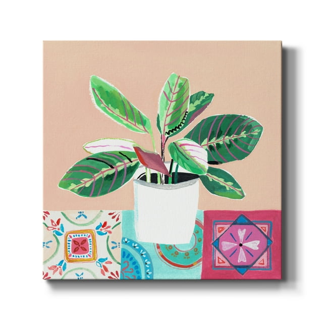 Growing Happy II-Premium Gallery Wrapped Canvas - Ready to Hang